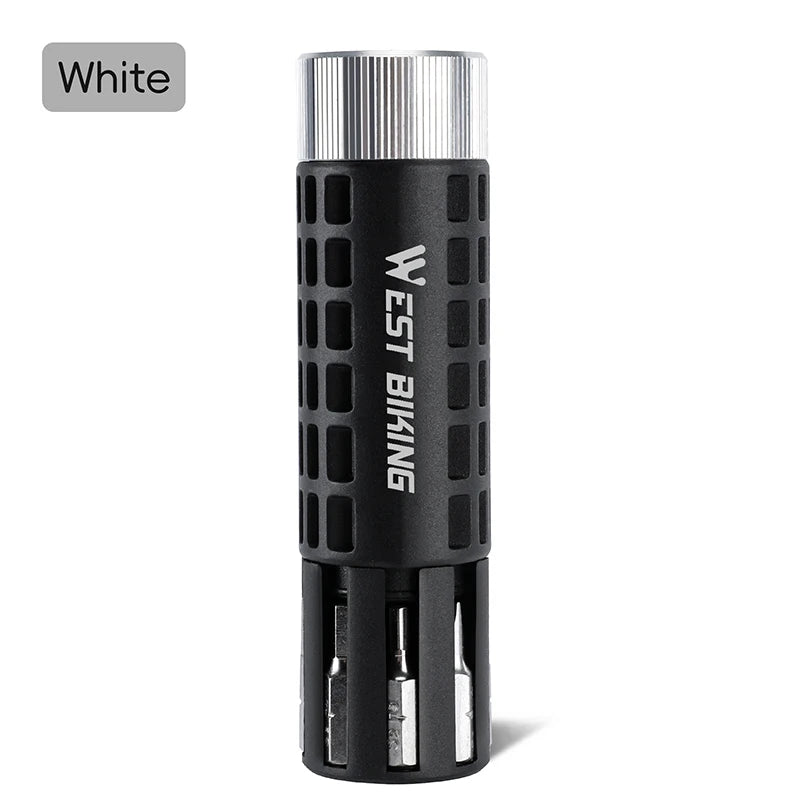 WEST BIKING Compact Ratchet & Tubeless Tyre Repair Kit