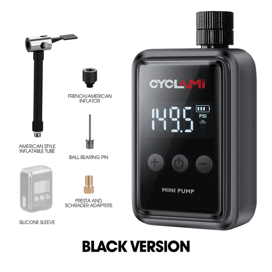 CYCLAMI HW125 Mini Electric Bike Pump – 150 PSI