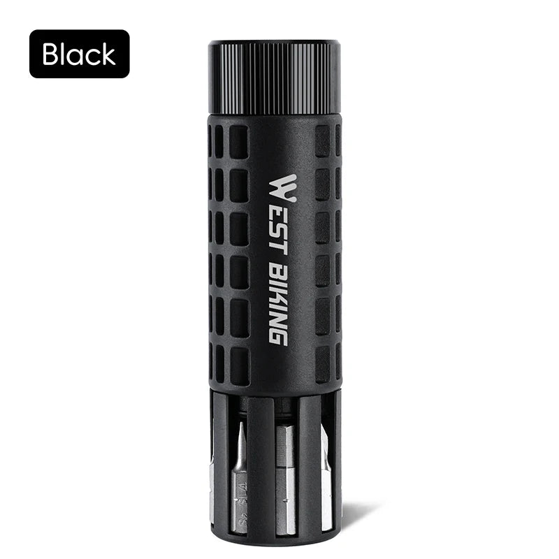 WEST BIKING Compact Ratchet & Tubeless Tyre Repair Kit